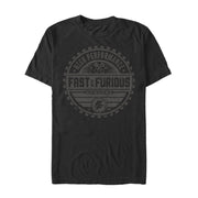 Men's Fast & Furious High Performance Badge  Adult T-Shirt