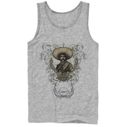 Men's Aztlan Emiliano Zapata Newspaper  Adult Tank Top