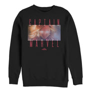 Men's Marvel Captain Marvel Power Stare  Adult Sweatshirt