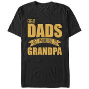 Men's Lost Gods Great Dads Promoted to Grandpa  Adult T-Shirt