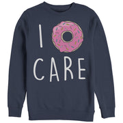 Men's CHIN UP I Donut Care  Adult Sweatshirt