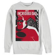 Men's The Incredibles 2 Most Incredible Dad Skyscraper  Adult Pull Over Hoodie