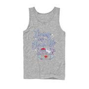 Men's Pocahontas Percy Living Best Life  Adult Tank Top