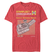 Men's Star Trek Starfleet Communicator Owners Workshop Manual  Adult T-Shirt