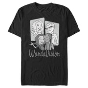 Men's Marvel WandaVision '60s Animated  Adult T-Shirt