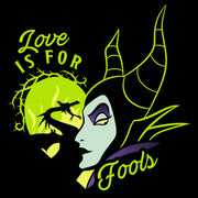 Men's Sleeping Beauty Maleficent Love Is For Fools  Adult T-Shirt