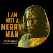 Men's Star Trek: The Next Generation Worf I Am Not a Merry Man  Adult Sweatshirt