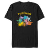 Men's Pokemon Colorful Eeveelutions Animals  Adult T-Shirt