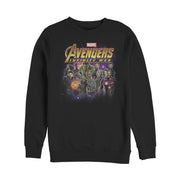 Men's Marvel Avengers: Infinity War Character Shot  Adult Sweatshirt