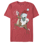 Men's Lost Gods Santa Yeti  Adult T-Shirt