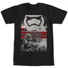 Men's Star Wars The Force Awakens Stormtroopers Push Forward  Adult T-Shirt