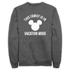 Men's Mickey & Friends This Family Is in Vacation Mode  Adult Sweatshirt