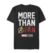 Men's Marvel More Than a Fan  Adult T-Shirt