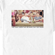 Men's Friends Couch We Know  Adult T-Shirt