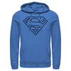 Men's Superman Logo Sleek  Adult Pull Over Hoodie