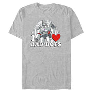 Men's Transformers Megatron I Love Bad Bots  Adult T-Shirt