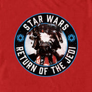 Men's Star Wars: Return of the Jedi Return of the Jedi Darth Vader Circle  Adult T-Shirt