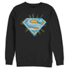 Men's Superman Glowing Shield Logo  Adult Sweatshirt