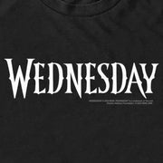 Men's Wednesday Simple Logo  Adult T-Shirt