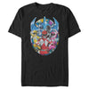 Men's Power Rangers Mosaic Rangers  Adult T-Shirt