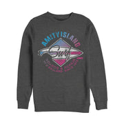 Men's Jaws Amity Island Surfboard Repair  Adult Sweatshirt