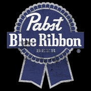 Men's Pabst Pocket Blue Ribbon Logo  Adult T-Shirt