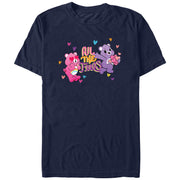 Men's Care Bears All the Feels Cheer  Adult T-Shirt