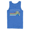 Men's Despicable Me Minion Rainbow Vibes  Adult Tank Top