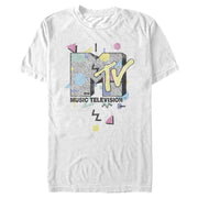 Men's MTV Retro Pop Logo  Adult T-Shirt