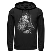 Men's Star Wars Darth Vader Death Star  Adult Pull Over Hoodie