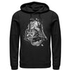 Men's Star Wars Darth Vader Death Star  Adult Pull Over Hoodie