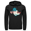 Men's Mickey & Friends Fourth of July Mickey Mouse Face  Adult Pull Over Hoodie