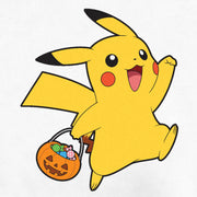 Men's Pokemon Halloween Trick-or-Treating Pikachu  Adult Pull Over Hoodie