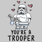 Men's Star Wars Valentine's Day You're A Trooper  Adult Sweatshirt