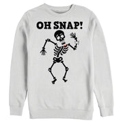 Men's Lost Gods Halloween Oh Snap  Adult Sweatshirt