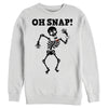 Men's Lost Gods Halloween Oh Snap  Adult Sweatshirt