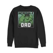 Men's Marvel Father's Day Hulk Incredible Dad  Adult Sweatshirt