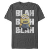 Men's Despicable Me Minion Blah Blah  Adult T-Shirt