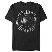 Men's The Nightmare Before Christmas Scary Teddy Holiday Scares  Adult T-Shirt