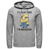 Men's Despicable Me Minions Clap When Impressed  Adult Pull Over Hoodie