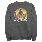 Men's Professional Bull Riders Keep Riding  Adult Sweatshirt