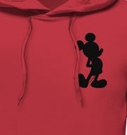 Men's Mickey & Friends Pocket Silhouette  Adult Pull Over Hoodie