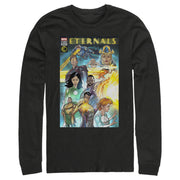 Men's Marvel Eternals Comic Book Cover  Adult Long Sleeve Shirt