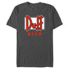 Men's The Simpsons Duff Beer Logo  Adult T-Shirt