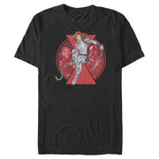 Men's Marvel Black Widow Family Circle  Adult T-Shirt