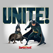 Men's DC League of Super-Pets Batman and Ace Unite  Adult T-Shirt