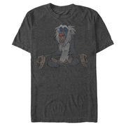 Men's Lion King Meditating Rafiki  Adult T-Shirt