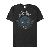 Men's Marvel Black Panther Kawaii  Adult T-Shirt