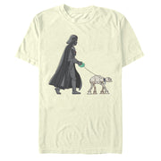 Men's Star Wars Darth Vader AT-AT Walking the Dog  Adult T-Shirt