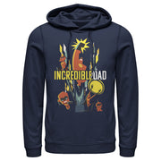 Men's The Incredibles 2 Modern Incredible Dad  Adult Pull Over Hoodie